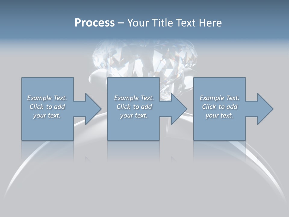 Gold Fashion Gem PowerPoint Template