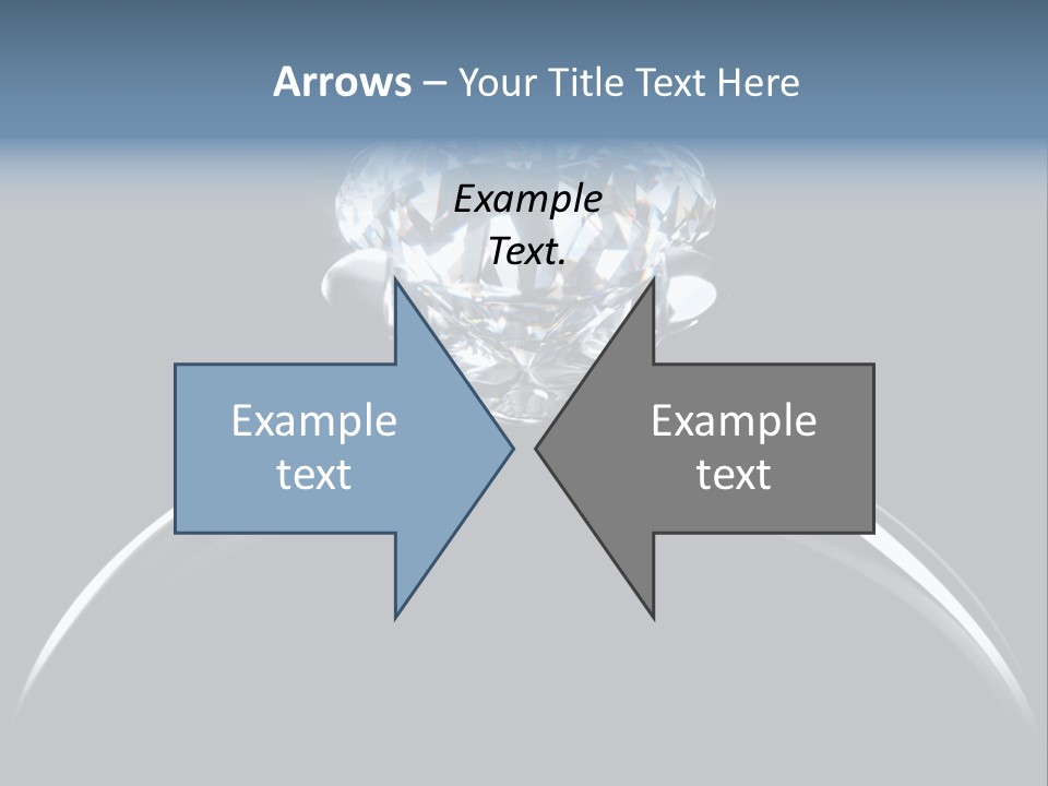 Gold Fashion Gem PowerPoint Template