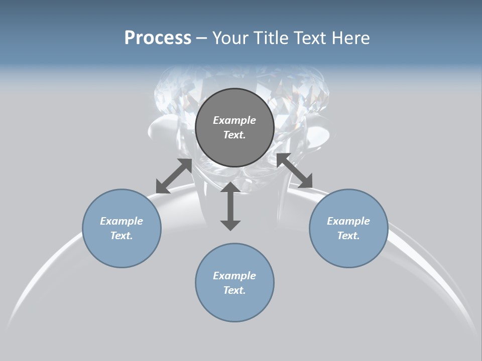 Gold Fashion Gem PowerPoint Template