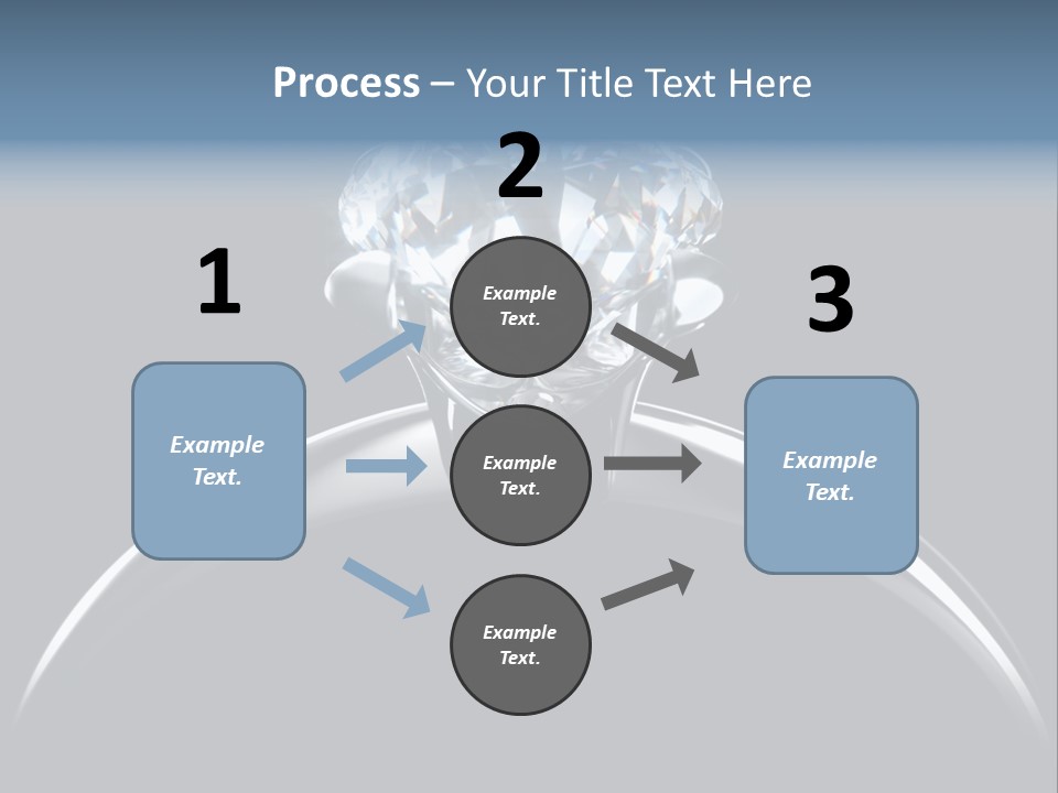 Gold Fashion Gem PowerPoint Template