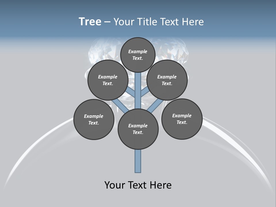 Gold Fashion Gem PowerPoint Template