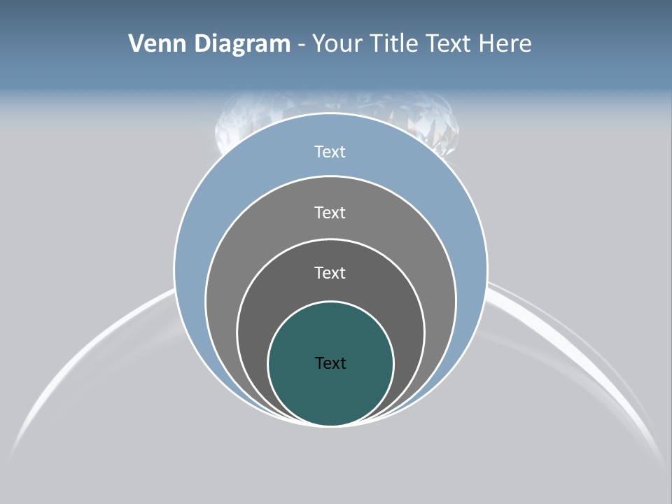 Gold Fashion Gem PowerPoint Template