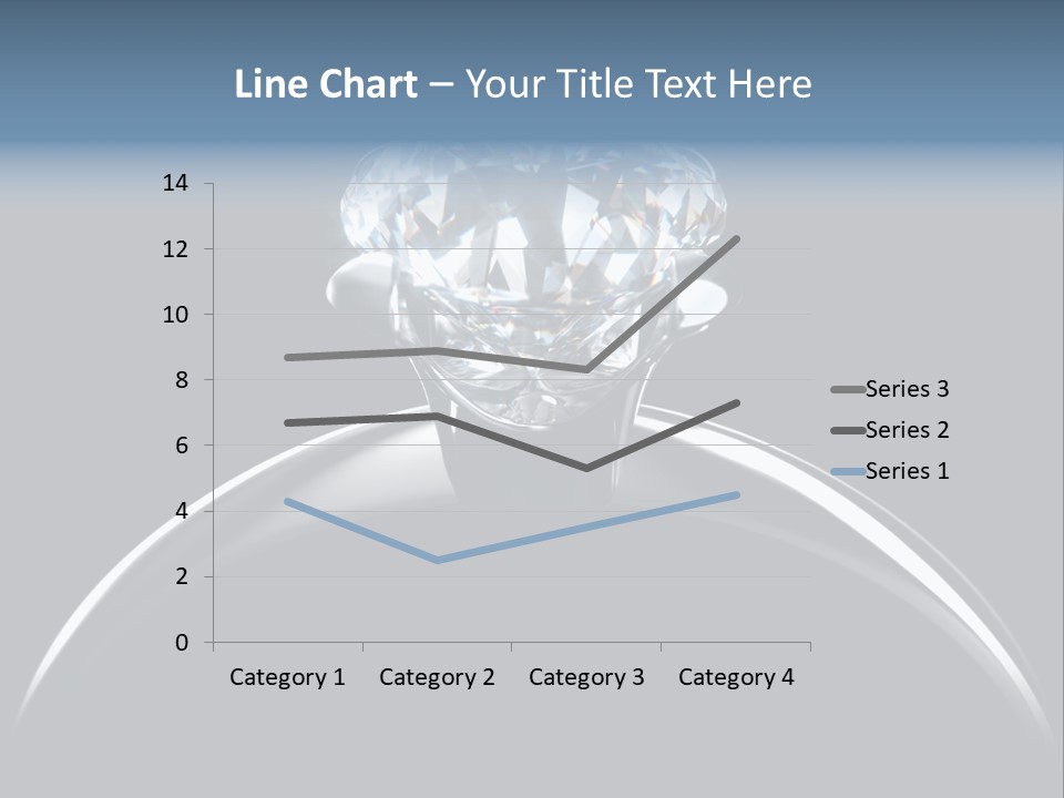 Gold Fashion Gem PowerPoint Template