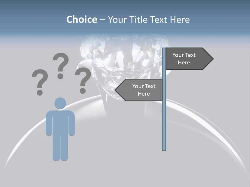 Gold Fashion Gem PowerPoint Template