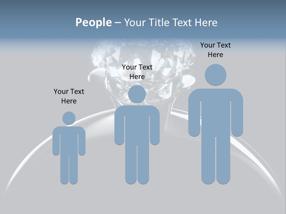 Gold Fashion Gem PowerPoint Template