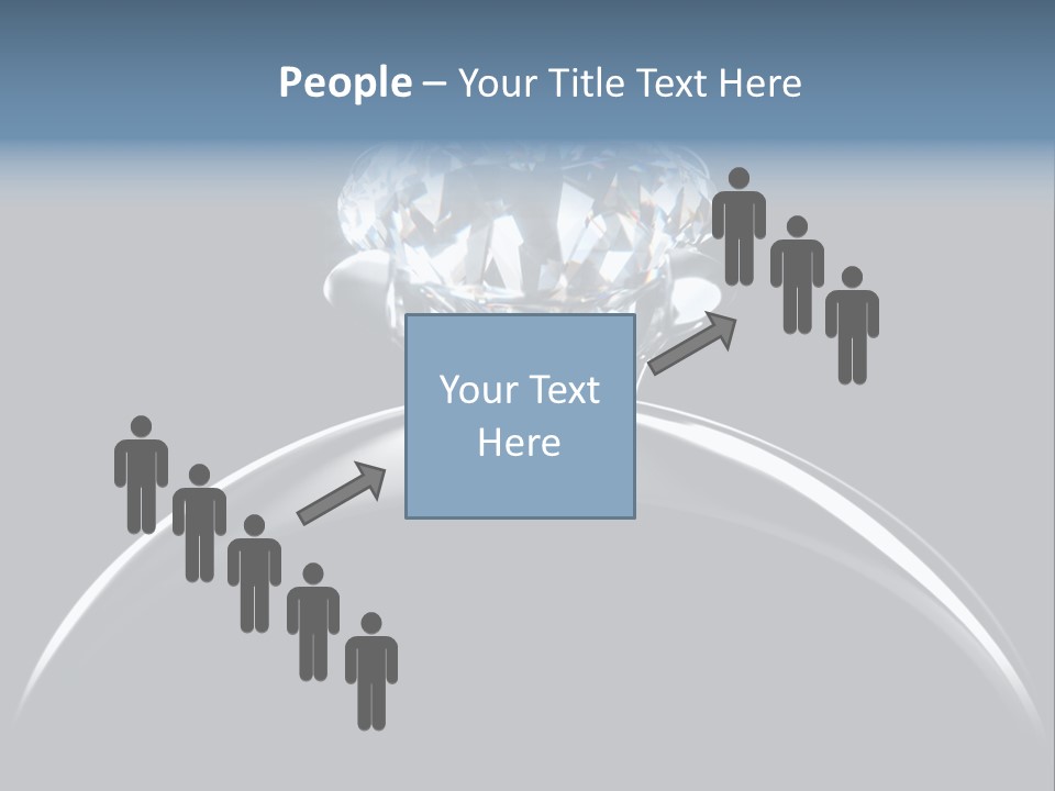 Gold Fashion Gem PowerPoint Template