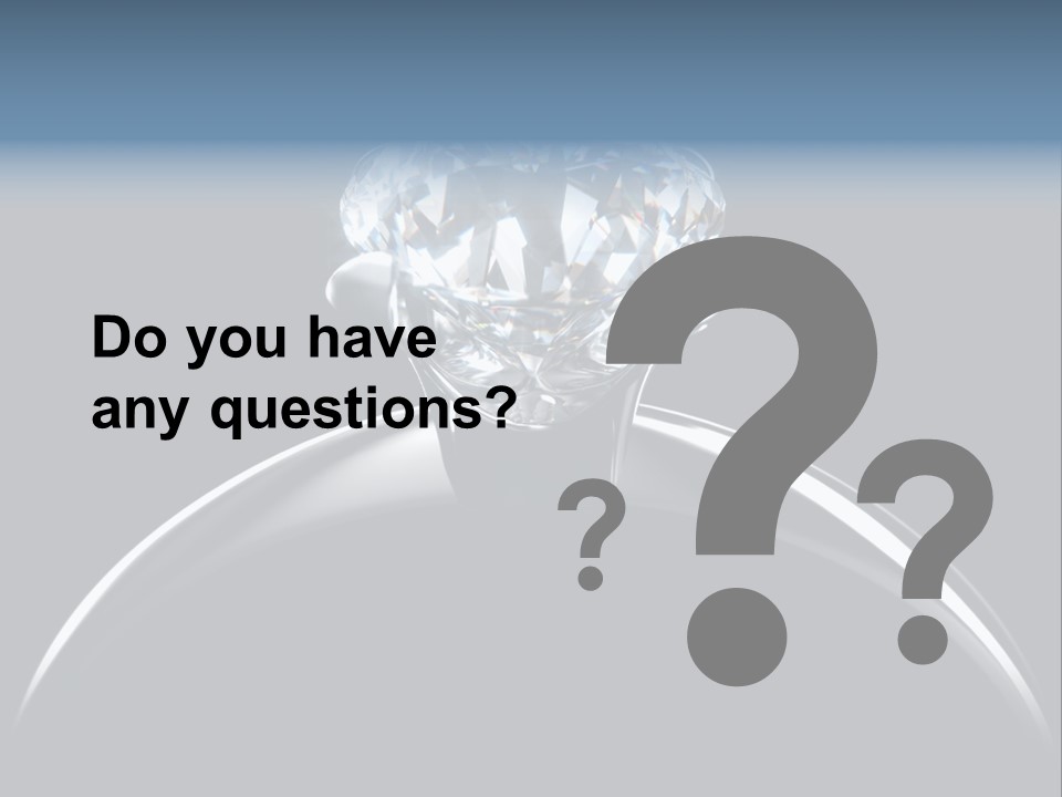 Gold Fashion Gem PowerPoint Template