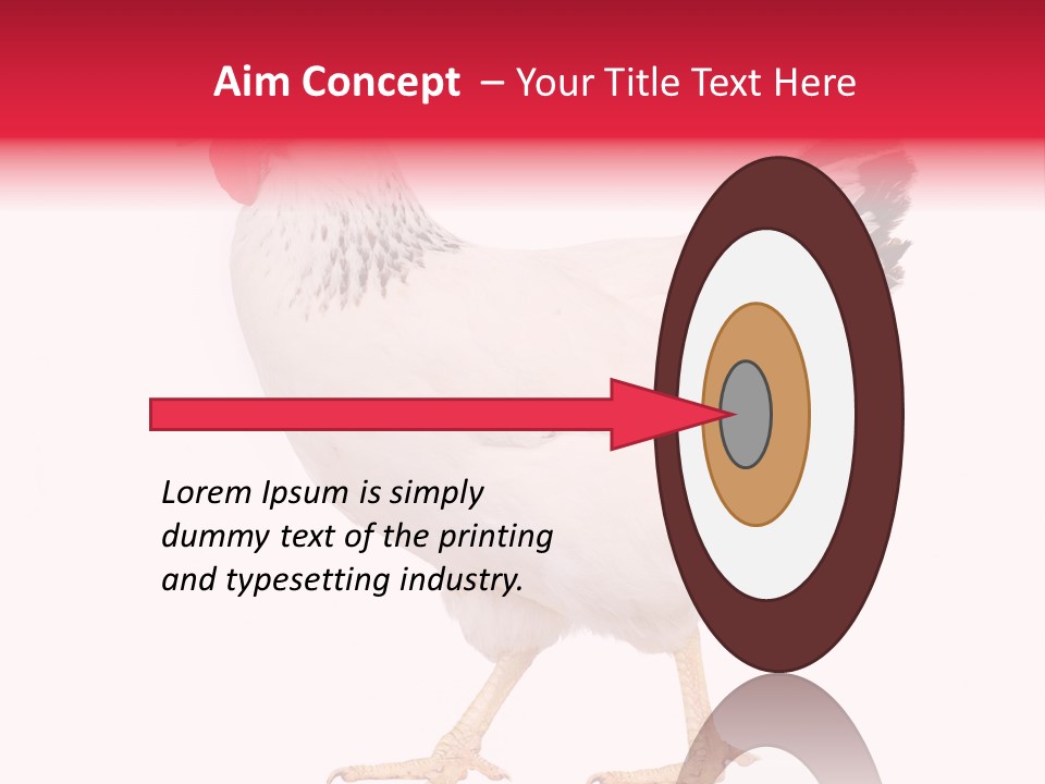 Poultry Real Isolated PowerPoint Template