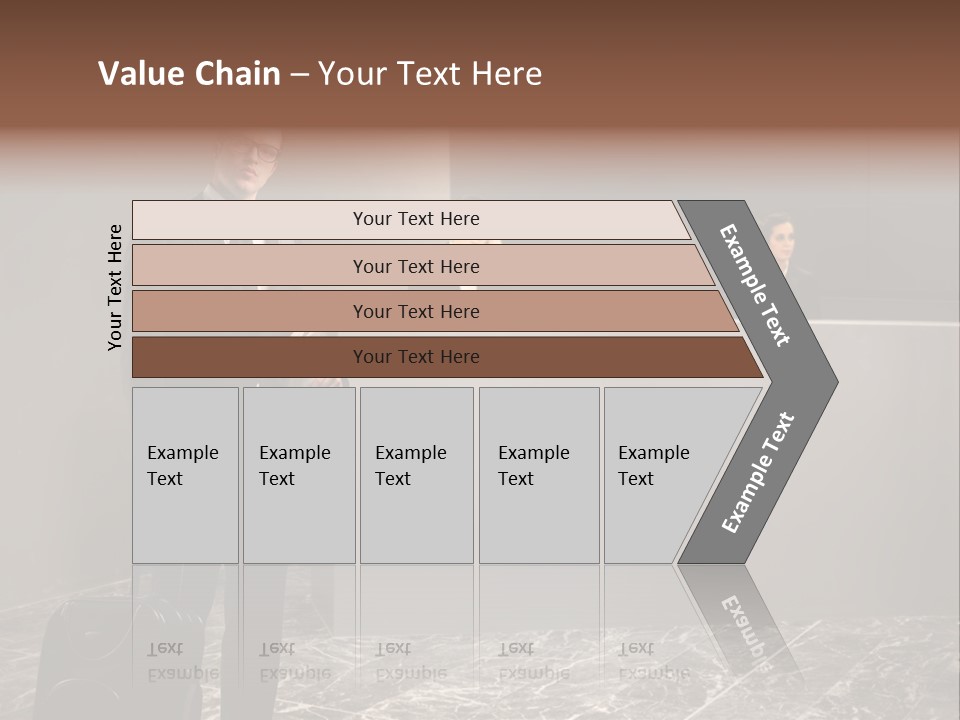 Beautiful Portrait Waiting PowerPoint Template