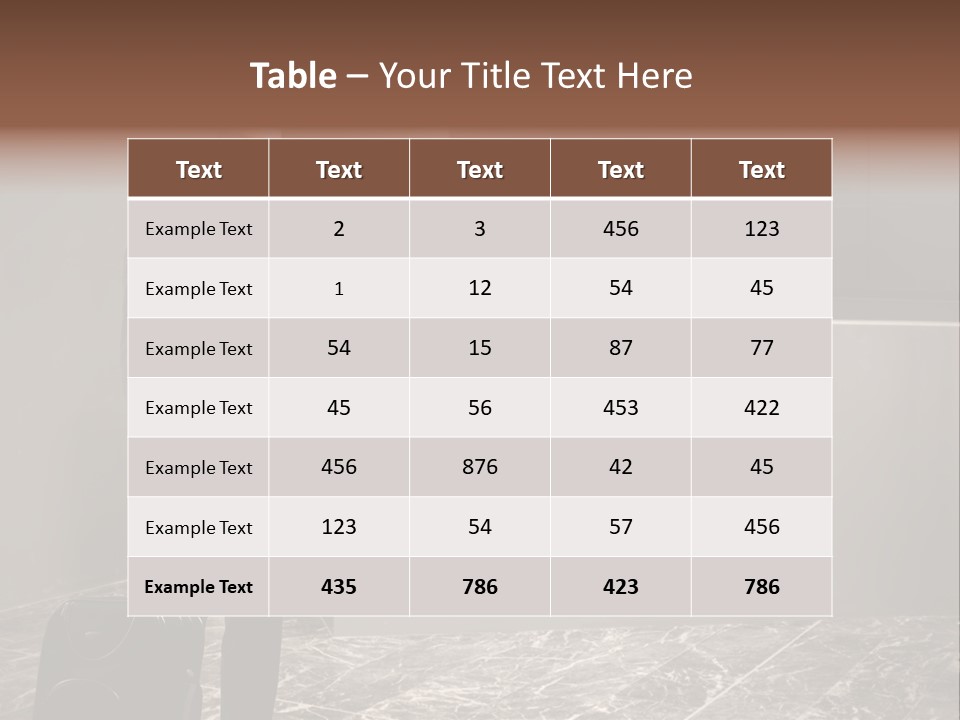 Beautiful Portrait Waiting PowerPoint Template