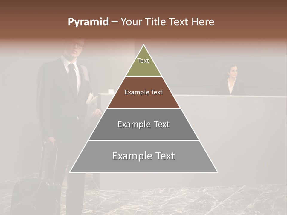 Beautiful Portrait Waiting PowerPoint Template