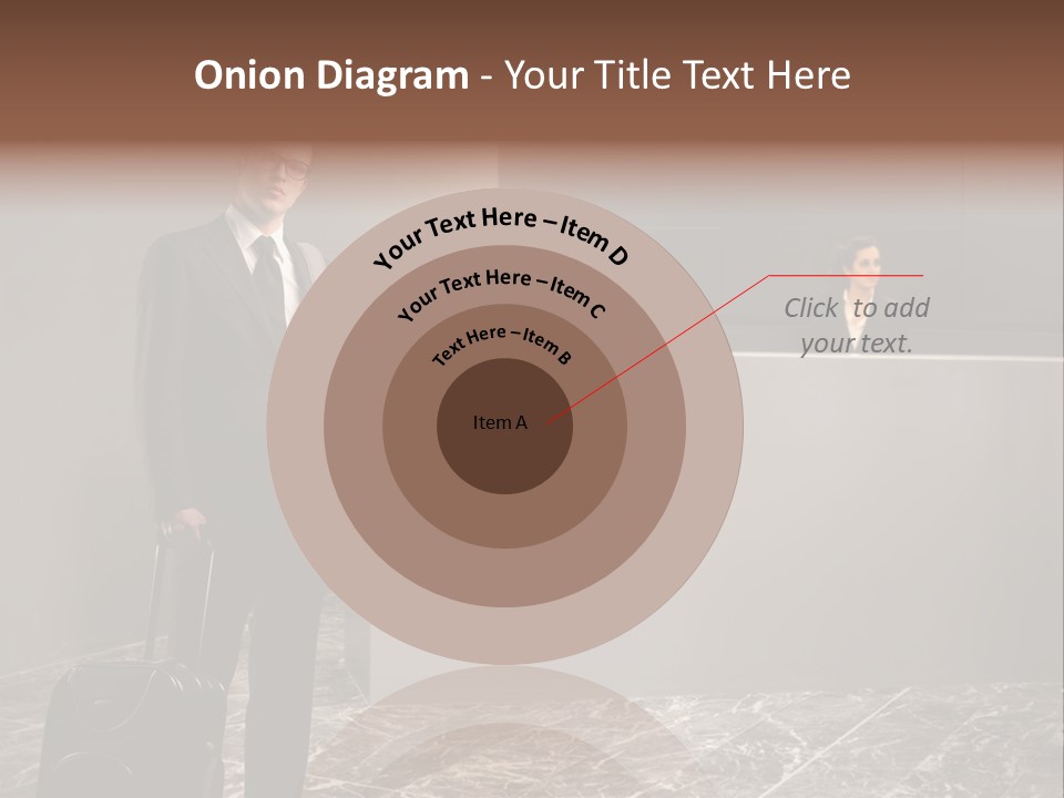 Beautiful Portrait Waiting PowerPoint Template