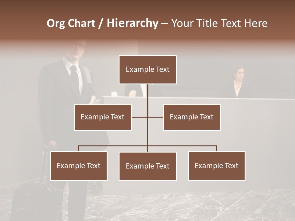 Beautiful Portrait Waiting PowerPoint Template