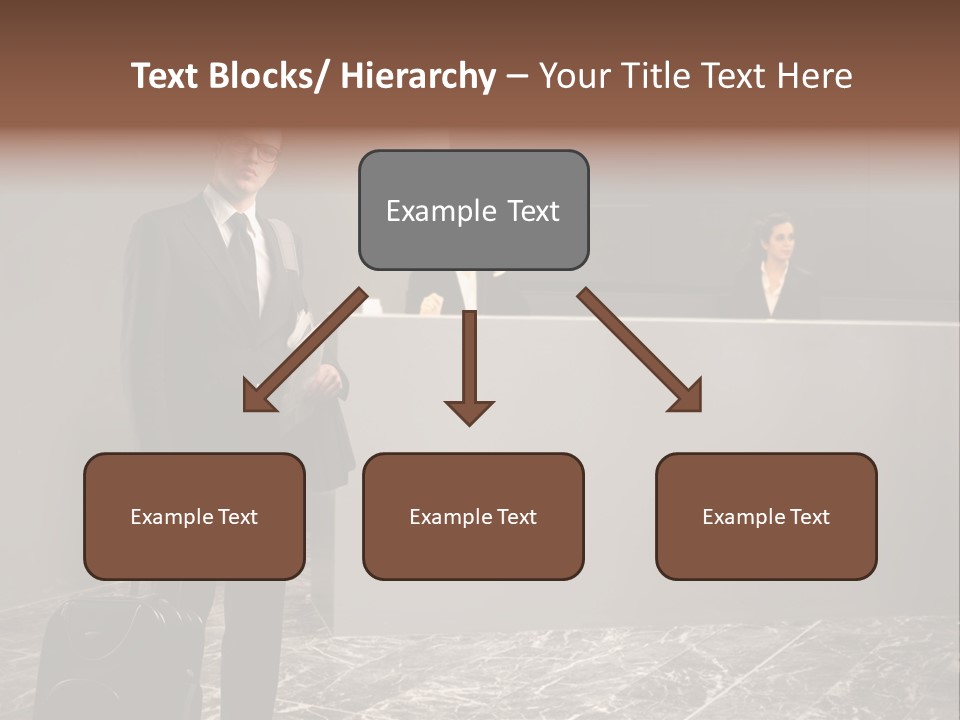 Beautiful Portrait Waiting PowerPoint Template