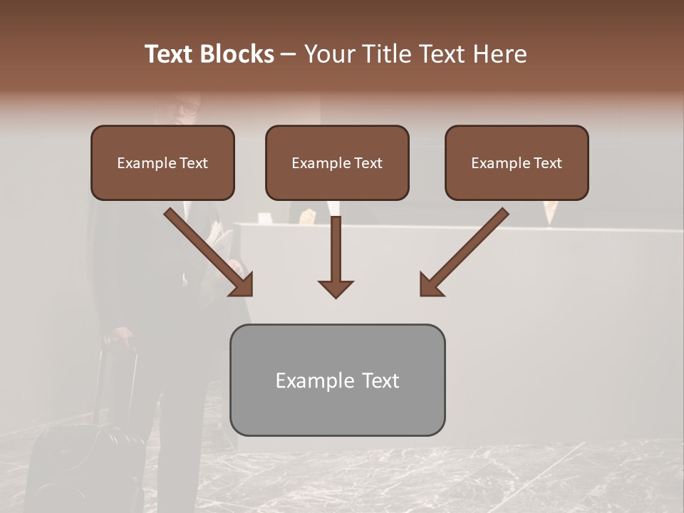 Beautiful Portrait Waiting PowerPoint Template