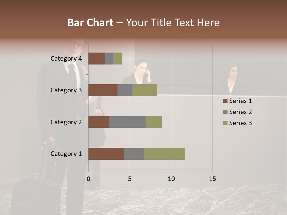 Beautiful Portrait Waiting PowerPoint Template