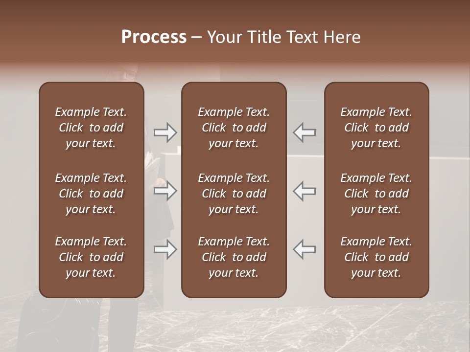 Beautiful Portrait Waiting PowerPoint Template