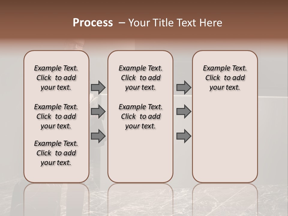 Beautiful Portrait Waiting PowerPoint Template