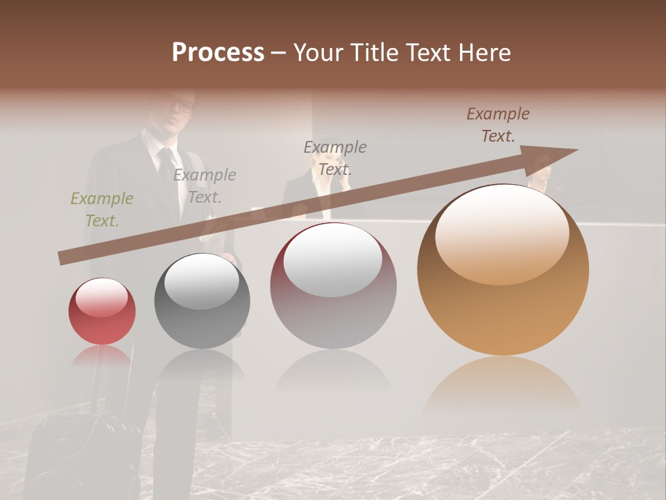 Beautiful Portrait Waiting PowerPoint Template