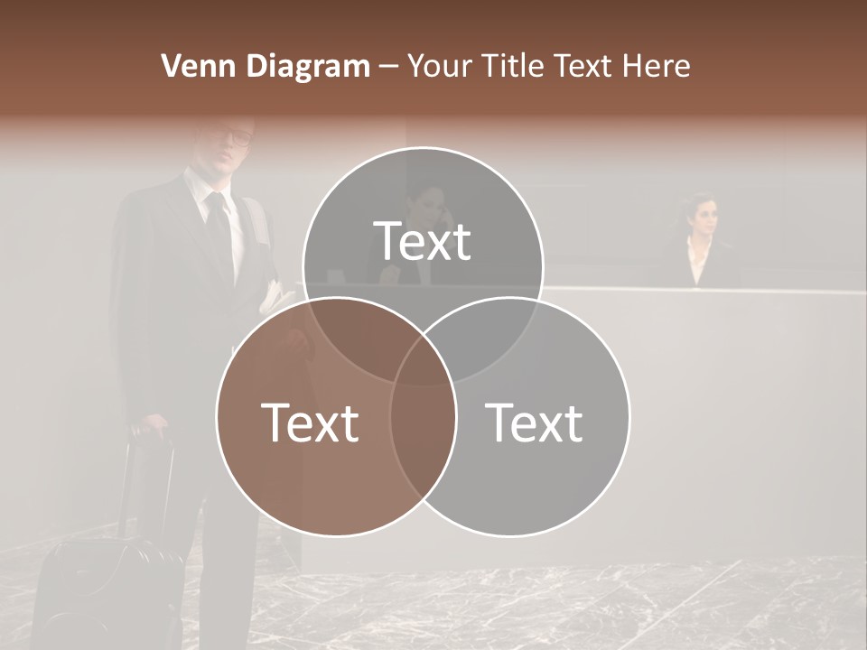 Beautiful Portrait Waiting PowerPoint Template