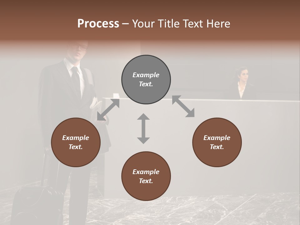 Beautiful Portrait Waiting PowerPoint Template