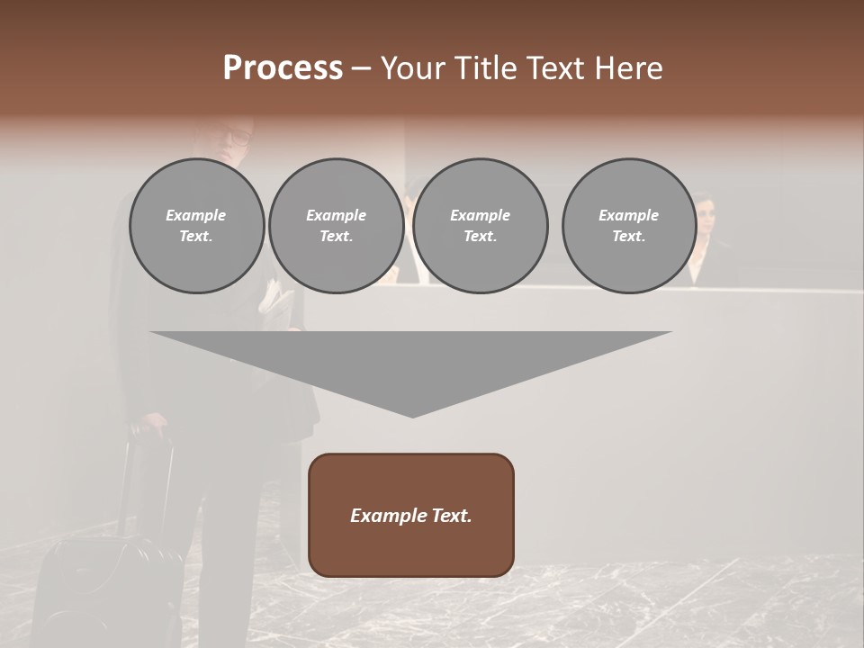 Beautiful Portrait Waiting PowerPoint Template