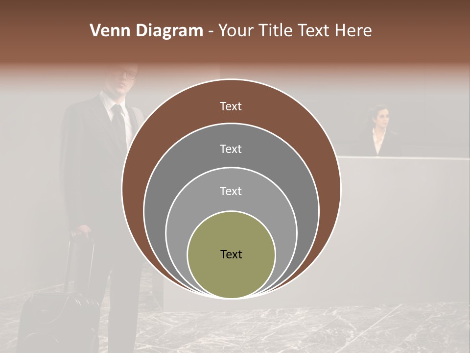 Beautiful Portrait Waiting PowerPoint Template