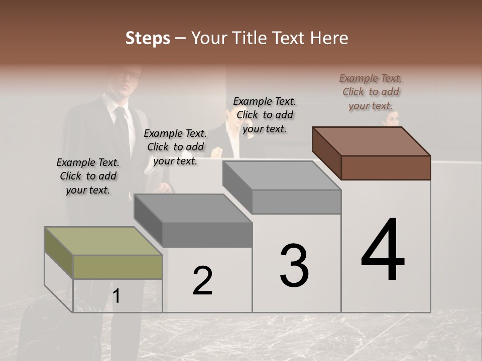 Beautiful Portrait Waiting PowerPoint Template