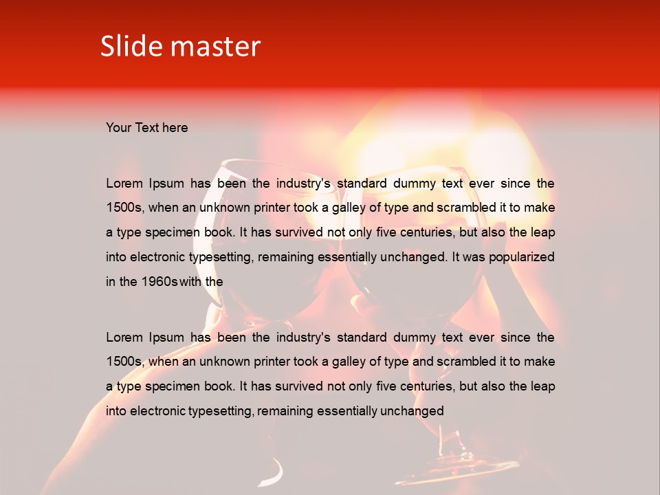 Relationship Closeup Party PowerPoint Template