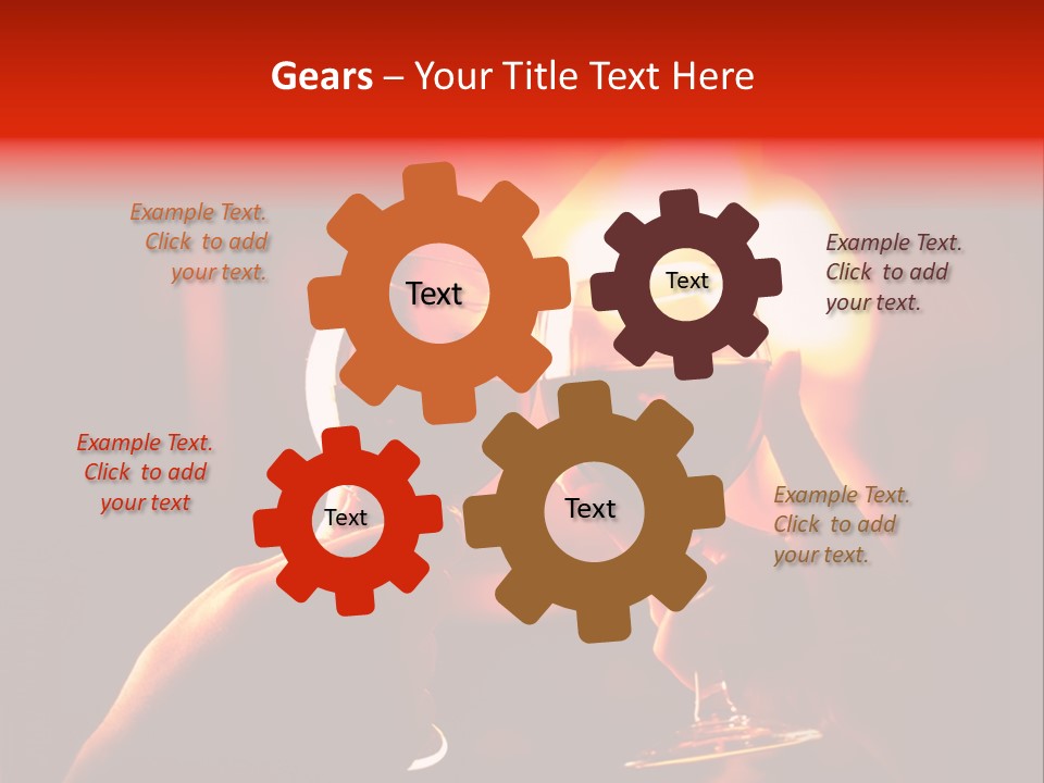 Relationship Closeup Party PowerPoint Template