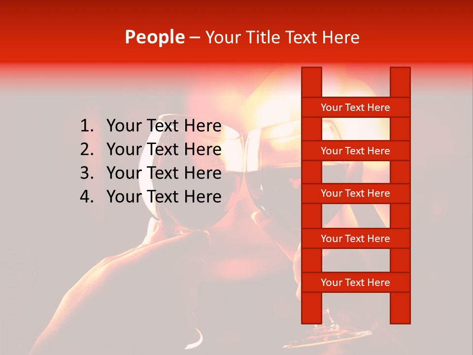 Relationship Closeup Party PowerPoint Template