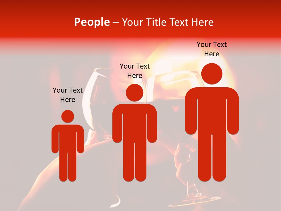 Relationship Closeup Party PowerPoint Template