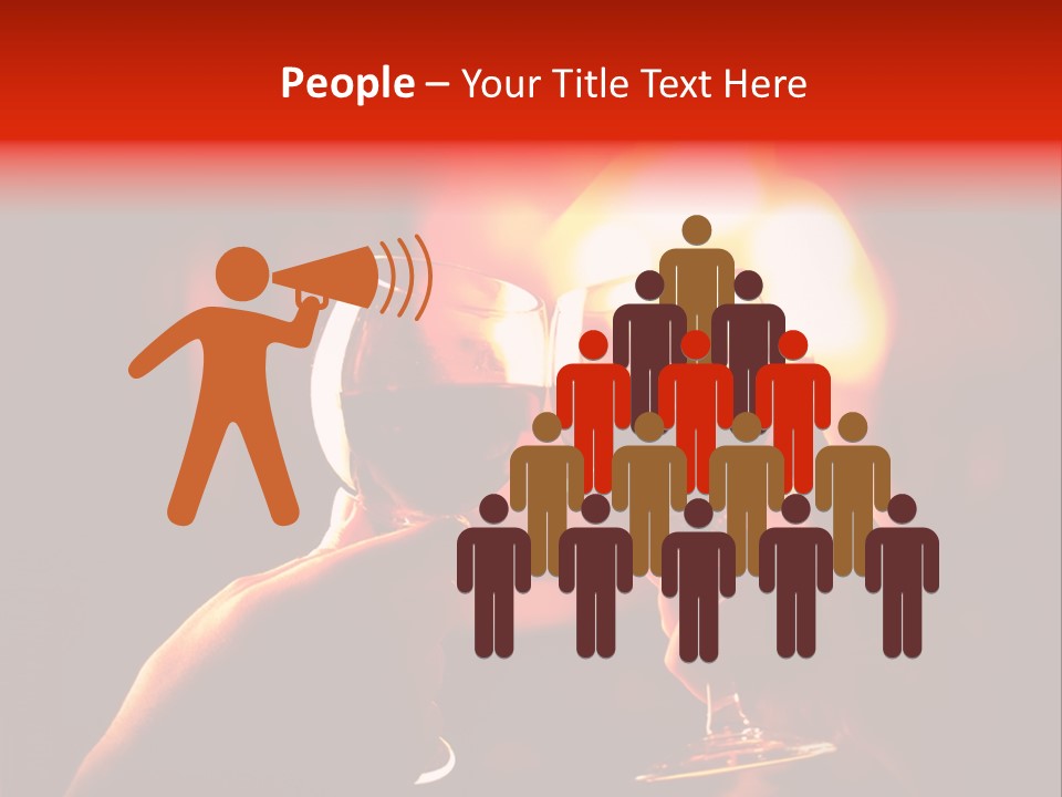 Relationship Closeup Party PowerPoint Template