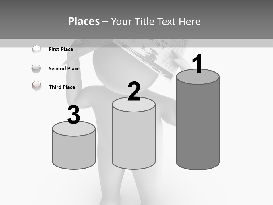 Male Power Confident PowerPoint Template