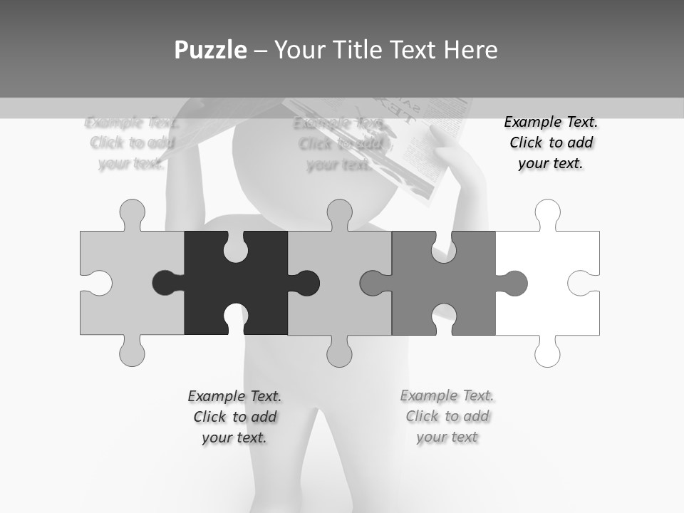 Male Power Confident PowerPoint Template