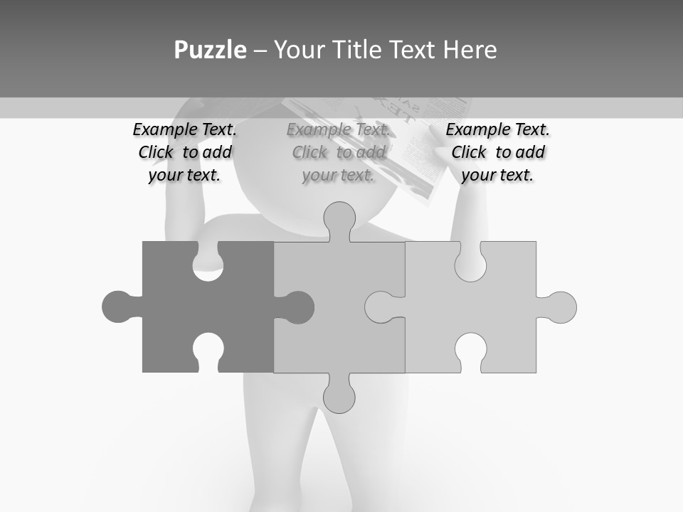 Male Power Confident PowerPoint Template