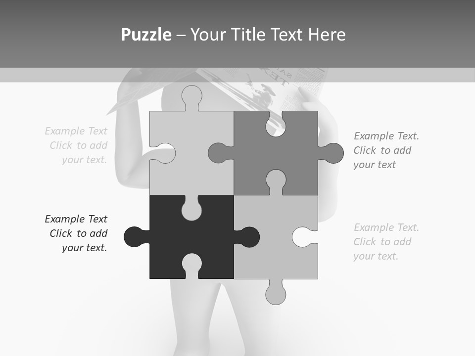 Male Power Confident PowerPoint Template