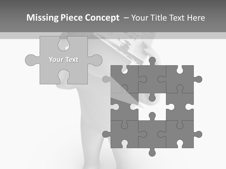 Male Power Confident PowerPoint Template