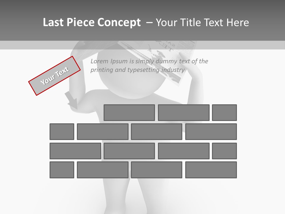 Male Power Confident PowerPoint Template