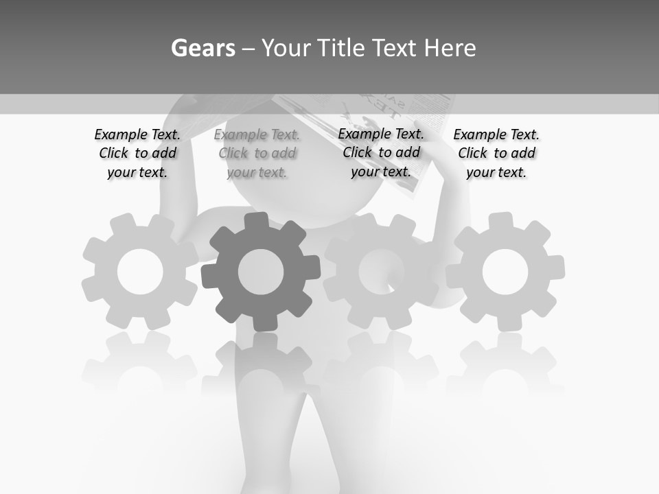 Male Power Confident PowerPoint Template