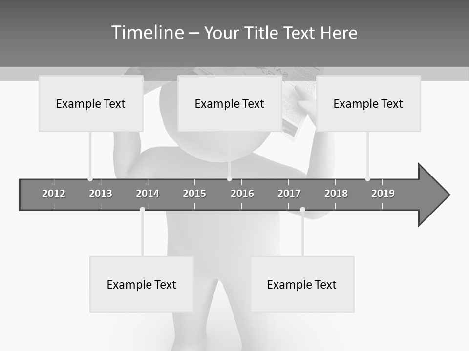 Male Power Confident PowerPoint Template