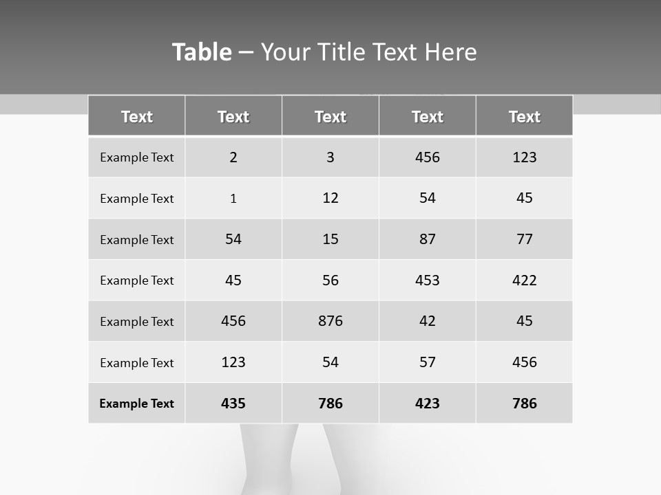 Male Power Confident PowerPoint Template