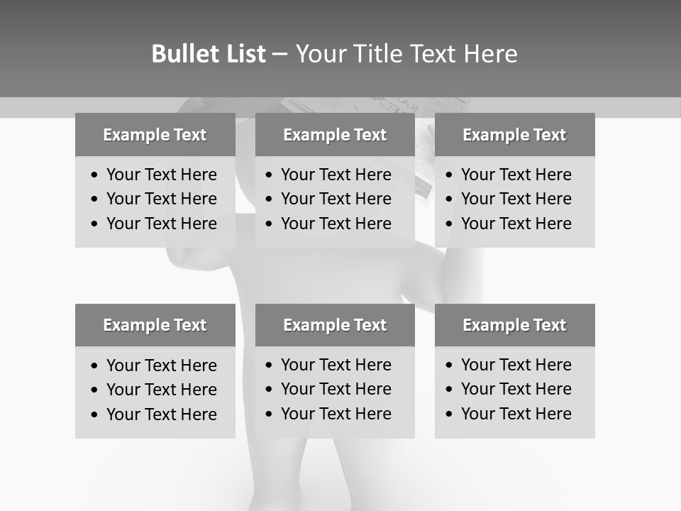 Male Power Confident PowerPoint Template