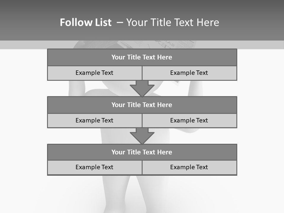 Male Power Confident PowerPoint Template