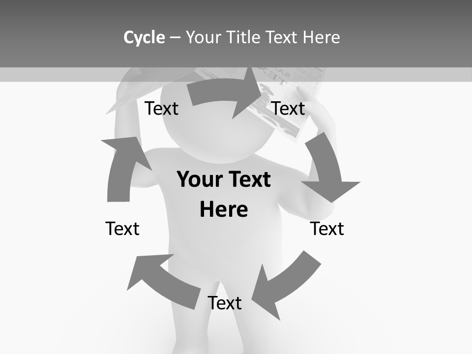 Male Power Confident PowerPoint Template