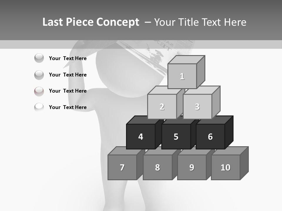 Male Power Confident PowerPoint Template