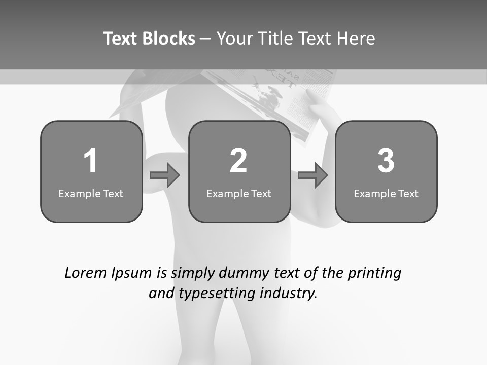Male Power Confident PowerPoint Template
