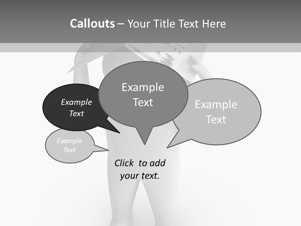 Male Power Confident PowerPoint Template