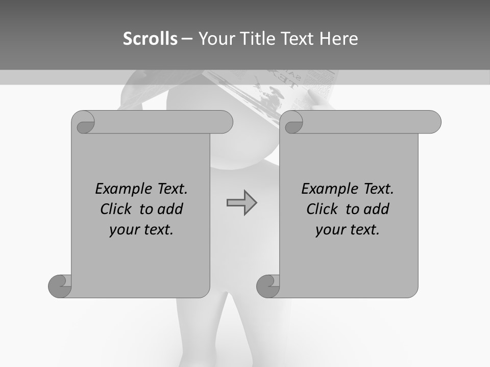 Male Power Confident PowerPoint Template