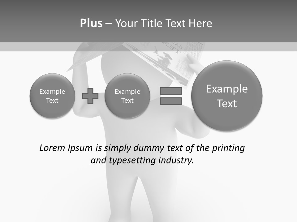 Male Power Confident PowerPoint Template